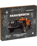 Drvena 3D slagalica Unidragon od 265 dijelova - Maverick, narančasti - 4t